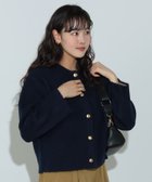 【ビームス ハート/BEAMS HEART】のダブルフェイス クルーニット カーディガン NAVY|ID: prp329100004145744 ipo3291000000028663163