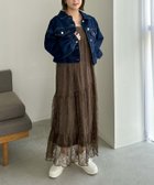 【アルシーヴ/archives】の肩フリルレースドッキングワンピース 人気、トレンドファッション・服の通販 founy(ファニー) ファッション Fashion レディースファッション WOMEN ワンピース Dress おすすめ Recommend キャミワンピース Cami Dress クラシカル Classical タートル Turtle ティアードスカート Tiered Skirt フリル Frills レース Race 秋 Autumn/Fall thumbnail BROWN|ID: prp329100004146059 ipo3291000000028484697