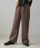 【ブージュルード/Bou Jeloud】のストレッチギャザーパンツ 人気、トレンドファッション・服の通販 founy(ファニー) ファッション Fashion レディースファッション WOMEN パンツ Pants センター Center ツイル Twill 再入荷 Restock/Back In Stock/Re Arrival thumbnail BROWN|ID: prp329100004146112 ipo3291000000028570065