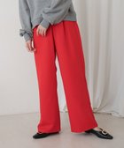 【ブージュルード/Bou Jeloud】のストレッチギャザーパンツ 人気、トレンドファッション・服の通販 founy(ファニー) ファッション Fashion レディースファッション WOMEN パンツ Pants センター Center ツイル Twill 再入荷 Restock/Back In Stock/Re Arrival thumbnail RED|ID: prp329100004146112 ipo3291000000028570067