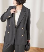 【ジャーナルスタンダード レサージュ/journal standard L'essage】のウールトリコチン ブレザージャケット 人気、トレンドファッション・服の通販 founy(ファニー) ファッション Fashion レディースファッション WOMEN アウター Coat Outerwear ジャケット Jackets 2024年 2024 2024-2025秋冬・A/W Aw/Autumn/Winter/Fw/Fall/2024-2025 おすすめ Recommend ジャケット Jacket セットアップ Set Up 人気 Popularity 定番 Standard thumbnail グレーA|ID: prp329100004146147 ipo3291000000028492346