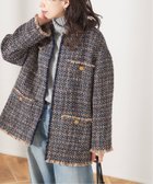 【ジャーナルスタンダード レサージュ/journal standard L'essage】の《SP》GIOLICAツイードBIGジャケット 人気、トレンドファッション・服の通販 founy(ファニー) ファッション Fashion レディースファッション WOMEN アウター Coat Outerwear ジャケット Jackets 2024年 2024 2024-2025秋冬・A/W Aw/Autumn/Winter/Fw/Fall/2024-2025 おすすめ Recommend オケージョン Occasion グラデーション Gradation ジャケット Jacket ツイード Tweed トレンド Trend thumbnail ネイビー|ID: prp329100004146148 ipo3291000000028492357