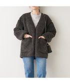 【マイカ ディール/MICA & DEAL】のノーカラープードルコート 人気、トレンドファッション・服の通販 founy(ファニー) ファッション Fashion レディースファッション WOMEN アウター Coat Outerwear コート Coats おすすめ Recommend フェイクスエード Faux Suede フェイクレザー Faux Leather フロント Front ボンディング Bonding thumbnail CHARCOAL|ID: prp329100004146315 ipo3291000000028493257