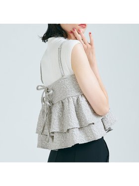 【コカ/COCA】 上品エンボスビスチェ人気、トレンドファッション・服の通販 founy(ファニー) ファッション Fashion レディースファッション WOMEN トップス・カットソー Tops/Tshirt ビスチェ Bustier キャミソール Camisole タートルネック Turtleneck 人気 Popularity ビスチェ Bustier ポケット Pocket リボン Ribbon エレガント 上品 Elegant |ID:prp329100004146586