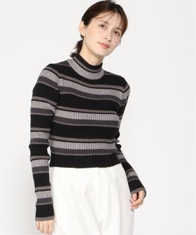 【イング/INGNI】 7GクロップドHNボーダーニット人気、トレンドファッション・服の通販 founy(ファニー) ファッション Fashion レディースファッション WOMEN トップス・カットソー Tops/Tshirt ニット Knit Tops クロップド Cropped ボーダー Border |ID:prp329100004146818