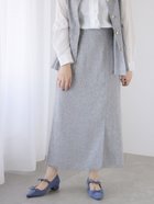 【テチチ/Te chichi】の【セットアップ可】ツイードフリンジスリットスカート 人気、トレンドファッション・服の通販 founy(ファニー) ファッション Fashion レディースファッション WOMEN セットアップ Setup スカート Skirt おすすめ Recommend セットアップ Set Up ツイード Tweed フィット Fit フリンジ Fringe エレガント 上品 Elegant thumbnail グレー|ID: prp329100004146819 ipo3291000000028496351