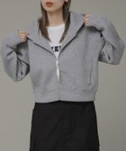 【サニーレーベル/Sonny Label / URBAN RESEARCH】のダンボールショートジップパーカー 人気、トレンドファッション・服の通販 founy(ファニー) ファッション Fashion レディースファッション WOMEN トップス・カットソー Tops/Tshirt パーカ Sweats 2024年 2024 2024-2025秋冬・A/W Aw/Autumn/Winter/Fw/Fall/2024-2025 A/W・秋冬 Aw・Autumn/Winter・Fw・Fall-Winter 冬 Winter おすすめ Recommend カーディガン Cardigan ショート Short バランス Balance パーカー Hoodie ボトム Bottom thumbnail グレー|ID: prp329100004147009 ipo3291000000028905362