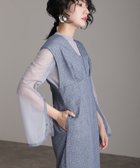 【プールヴー/PourVous】のVネックジレ トップスドレス 人気、トレンドファッション・服の通販 founy(ファニー) ファッション Fashion レディースファッション WOMEN アウター Coat Outerwear トップス・カットソー Tops/Tshirt ベスト/ジレ Gilets/Vests Vネック V-Neck ワンピース Dress ドレス Party Dresses おすすめ Recommend インナー Inner シアー Sheer セパレート Separate セレモニー Ceremony チュール Tulle エレガント 上品 Elegant 二次会 Wedding Party 結婚式 Wedding Ceremony thumbnail ブルー|ID: prp329100004147077 ipo3291000000028497756