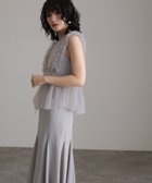 【プールヴー/PourVous】のフリルチュールマーメイドドレス 人気、トレンドファッション・服の通販 founy(ファニー) ファッション Fashion レディースファッション WOMEN ワンピース Dress ドレス Party Dresses おすすめ Recommend アンサンブル Ensemble エレガント 上品 Elegant セレモニー Ceremony ドレス Dress ペプラム Peplum マーメイド Mermaid 二次会 Wedding Party 結婚式 Wedding Ceremony thumbnail グレー×グレー|ID: prp329100004147080 ipo3291000000028497779