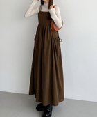 【ジュノア/JUNOAH】のcallautia キャミワンピース 人気、トレンドファッション・服の通販 founy(ファニー) ファッション Fashion レディースファッション WOMEN ワンピース Dress キャミワンピース No Sleeve Dresses キャミワンピース Cami Dress thumbnail ブラウン|ID: prp329100004147148 ipo3291000000028498062