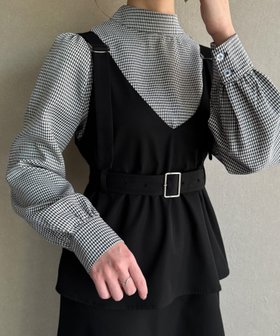 【ジュノア/JUNOAH】のVネックジャンスカキャミワンピース 人気、トレンドファッション・服の通販 founy(ファニー) ファッション Fashion レディースファッション WOMEN ワンピース Dress キャミワンピース No Sleeve Dresses |ID:prp329100004147165