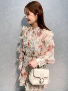 【スナイデル/SNIDEL】のフリルシフォンミニワンピース 人気、トレンドファッション・服の通販 founy(ファニー) ファッション Fashion レディースファッション WOMEN ワンピース Dress おすすめ Recommend インナー Inner オフショル Off Shoulder キャミソール Camisole シフォン Chiffon ショルダー Shoulder チュニック Tunic ドット Dot フラワー Flower フリル Frills フロント Front プリント Print リボン Ribbon thumbnail FLOWER[936]|ID: prp329100004147201 ipo3291000000028498286