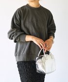 【アンディコール/un dix cors】の《WEB限定・リラクシー》ピグメント刺繍裏毛プルオーバー チャコールグレー|ID: prp329100004147282 ipo3291000000028498844