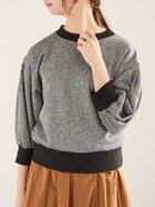 【テチチ/Te chichi】のラメ裏毛ボリュームスリーブトップス 人気、トレンドファッション・服の通販 founy(ファニー) ファッション Fashion レディースファッション WOMEN トップス・カットソー Tops/Tshirt ボリュームスリーブ / フリル袖 Volume Sleeve エレガント 上品 Elegant thumbnail ブラック|ID: prp329100004147358 ipo3291000000028923213