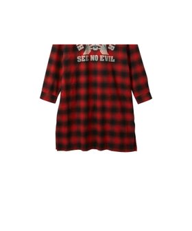 【ヒステリックグラマー/HYSTERIC GLAMOUR】のSEE NO EVIL プルオーバーワンピース 人気、トレンドファッション・服の通販 founy(ファニー) ファッション Fashion レディースファッション WOMEN ワンピース Dress プリント Print |ID:prp329100004147363