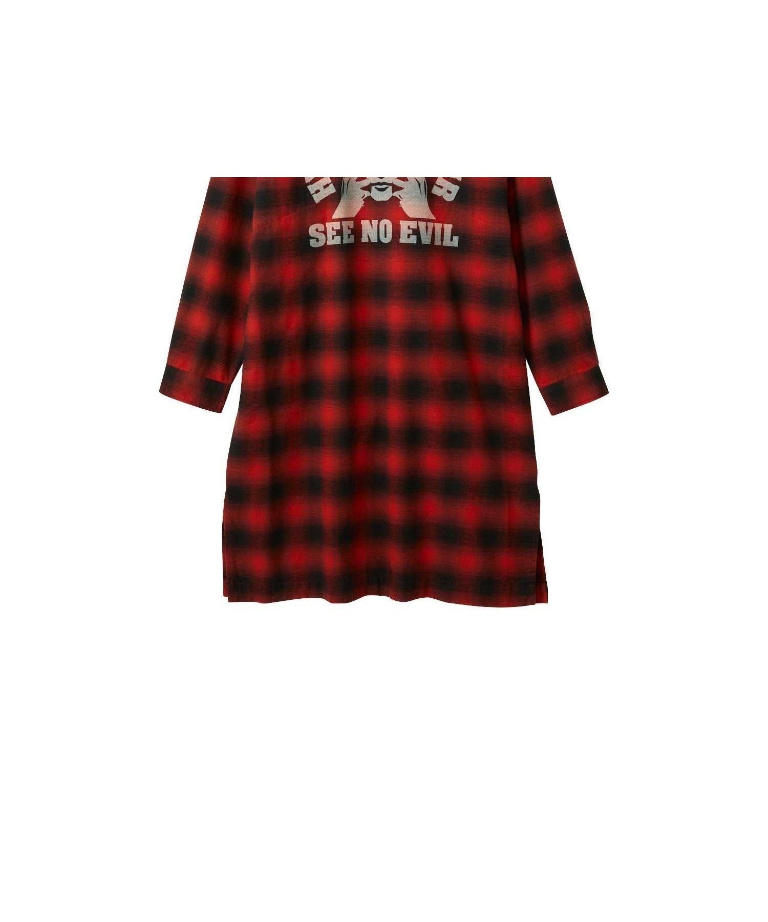 【ヒステリックグラマー/HYSTERIC GLAMOUR】のSEE NO EVIL プルオーバーワンピース 人気、トレンドファッション・服の通販 founy(ファニー) 　ファッション　Fashion　レディースファッション　WOMEN　ワンピース　Dress　プリント　Print　 other-1|ID: prp329100004147363 ipo3291000000028499600