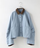 【ローリーズファーム/LOWRYS FARM】のカバーオールショートシャツ 人気、トレンドファッション・服の通販 founy(ファニー) ファッション Fashion レディースファッション WOMEN トップス・カットソー Tops/Tshirt シャツ/ブラウス Shirts/Blouses おすすめ Recommend コーデュロイ Corduroy サテン Satin ポケット Pocket ワイド Wide thumbnail ブルー82|ID: prp329100004147394 ipo3291000000028499835