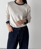 【キャナルジーン/CANAL JEAN】のharmonie -OrganicCotton- 配色切り替えロングTシャツ 人気、トレンドファッション・服の通販 founy(ファニー) ファッション Fashion レディースファッション WOMEN トップス・カットソー Tops/Tshirt シャツ/ブラウス Shirts/Blouses ロング / Tシャツ T-Shirts シンプル Simple デニム Denim トレンド Trend ロング Long ワイド Wide 日本製 Made In Japan ビジネス 仕事 通勤 Business thumbnail オートミール|ID: prp329100004147395 ipo3291000000028887597