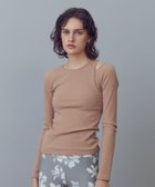 【ジュリエ/Julier】の【定番】リブロングスリーブプルオーバー 人気、トレンドファッション・服の通販 founy(ファニー) ファッション Fashion レディースファッション WOMEN トップス・カットソー Tops/Tshirt プルオーバー Pullover アシンメトリー Asymmetry ヨガ Yoga 人気 Popularity 定番 Standard 無地 Plain Color 秋 Autumn/Fall 長袖 Long Sleeve thumbnail ピンクベージュ|ID: prp329100004147407 ipo3291000000028500033