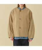 【ビショップ/Bshop】のウール ノーカラーブルゾン WOMEN OATMEAL|ID: prp329100004147511 ipo3291000000028737625