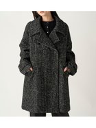 【フレイ アイディー/FRAY I.D】のバルマカンハーフコート 人気、トレンドファッション・服の通販 founy(ファニー) ファッション Fashion レディースファッション WOMEN アウター Coat Outerwear コート Coats エレガント 上品 Elegant ショルダー Shoulder スタンド Stand タイトスカート Tight Skirt ツイード Tweed ドロップ Drop ハーフ Half バランス Balance ビッグ Big ポケット Pocket マフラー Scarf ミニスカート Mini Skirt ロング Long 冬 Winter thumbnail MIX[930]|ID: prp329100004147518 ipo3291000000028501748