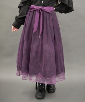 【アクシーズファム/axes femme】のバックフリルチュールSK 人気、トレンドファッション・服の通販 founy(ファニー) ファッション Fashion レディースファッション WOMEN スカート Skirt バッグ Bag おすすめ Recommend エアリー Airy チュール Tulle フリル Frills リボン Ribbon レース Race 長袖 Long Sleeve |ID:prp329100004147705