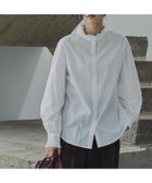 【コーエン/COEN】のELSコットンフリルバンドカラーシャツ OFF WHITE|ID:prp329100004147709