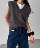 【キャナルジーン/CANAL JEAN】のEl mar(エルマール) ウール混Vネックニットベスト 人気、トレンドファッション・服の通販 founy(ファニー) ファッション Fashion レディースファッション WOMEN アウター Coat Outerwear トップス・カットソー Tops/Tshirt ニット Knit Tops ベスト/ジレ Gilets/Vests Vネック V-Neck バランス Balance 冬 Winter 定番 Standard thumbnail ブラウン|ID: prp329100004147719 ipo3291000000028740317