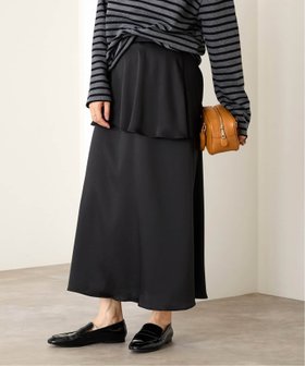 【イエナ/IENA】のペプラム ティアード スカート 人気、トレンドファッション・服の通販 founy(ファニー) ファッション Fashion レディースファッション WOMEN スカート Skirt ティアードスカート Tiered Skirts 2024年 2024 2024-2025秋冬・A/W Aw/Autumn/Winter/Fw/Fall/2024-2025 サテン Satin シンプル Simple ティアード Tiered ティアードスカート Tiered Skirt ペプラム Peplum ビジネス 仕事 通勤 Business 楽ちん Easy |ID:prp329100004147882