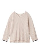 【ジェラート ピケ/gelato pique】のエアモコ*スムーズィーラインプルオーバー 人気、トレンドファッション・服の通販 founy(ファニー) ファッション Fashion レディースファッション WOMEN トップス・カットソー Tops/Tshirt プルオーバー Pullover 秋 Autumn/Fall 軽量 Lightweight サテン Satin ショート Short スリット Slit なめらか Smooth リブニット Rib Knit ロング Long おすすめ Recommend thumbnail BEG[037]|ID: prp329100004147891 ipo3291000000028511694