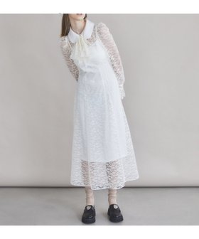 【レディアゼル/REDYAZEL】のレースボウタイワンピース 人気、トレンドファッション・服の通販 founy(ファニー) ファッション Fashion レディースファッション WOMEN ワンピース Dress インナー Inner クラシカル Classical シューズ Shoes ドレス Dress バランス Balance フィット Fit リボン Ribbon レース Race |ID:prp329100004147905