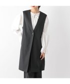 【グローバルワーク/GLOBAL WORK】のウツクシルエットVネックジレロング/133337 チャコール18|ID:prp329100004147928