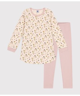 【プチバトー/PETIT BATEAU / KIDS】のスウェット長袖チュニックパジャマ 人気、トレンドファッション・服の通販 founy(ファニー) ファッション Fashion キッズファッション KIDS おすすめ Recommend スウェット Sweat チュニック Tunic パジャマ Pajamas フラワー Flower プリント Print リラックス Relax 長袖 Long Sleeve |ID:prp329100004147982