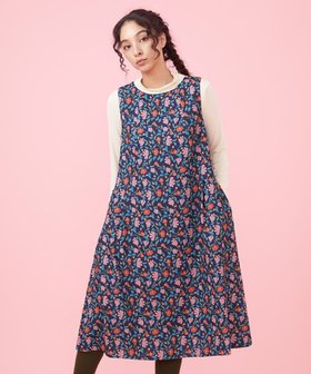 【ホコモモラ/Jocomomola】のPestinos フラワープリントノースリーブワンピース 人気、トレンドファッション・服の通販 founy(ファニー) ファッション Fashion レディースファッション WOMEN ワンピース Dress インナー Inner ジャケット Jacket ジョーゼット Georgette ノースリーブ No Sleeve プリント Print ポケット Pocket エレガント 上品 Elegant 人気 Popularity ビジネス 仕事 通勤 Business |ID:prp329100004147984