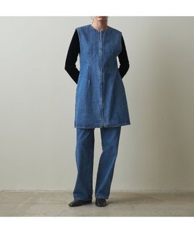 【ビューティ&ユース ユナイテッドアローズ/BEAUTY&YOUTH / UNITED ARROWS】 Steven Alan デニム ミニ ワンピース人気、トレンドファッション・服の通販 founy(ファニー) ファッション Fashion レディースファッション WOMEN ワンピース Dress おすすめ Recommend シンプル Simple センター Center デニム Denim ノースリーブ No Sleeve |ID:prp329100004147993