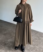 【シェトワ/Chez toi】のギャザー切替シャツワンピース 人気、トレンドファッション・服の通販 founy(ファニー) ファッション Fashion レディースファッション WOMEN ワンピース Dress シャツワンピース Shirt Dresses おすすめ Recommend ギャザー Gather シンプル Simple ダウン Down トレンド Trend ベスト Vest 切替 Switching 無地 Plain Color thumbnail モカ|ID: prp329100004148001 ipo3291000000028513642