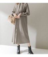 【アーバンリサーチ ロッソ/URBAN RESEARCH ROSSO】のピンタックストレートワンピース 人気、トレンドファッション・服の通販 founy(ファニー) ファッション Fashion レディースファッション WOMEN ワンピース Dress 2024年 2024 2024-2025秋冬・A/W Aw/Autumn/Winter/Fw/Fall/2024-2025 A/W・秋冬 Aw・Autumn/Winter・Fw・Fall-Winter 冬 Winter エレガント 上品 Elegant シンプル Simple フロント Front |ID:prp329100004148015