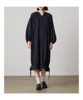 【マーコート/MARcourt】のMidiUmi ナイロンドローストリングワンピース 人気、トレンドファッション・服の通販 founy(ファニー) ファッション Fashion レディースファッション WOMEN ワンピース Dress スモック Smock スリット Slit ポケット Pocket ヴィンテージ Vintage 無地 Plain Color 長袖 Long Sleeve |ID:prp329100004148038