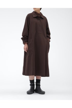 【マーガレットハウエル/MARGARET HOWELL】の10月上旬-下旬 WOOL COTTON TWILL 人気、トレンドファッション・服の通販 founy(ファニー) ファッション Fashion レディースファッション WOMEN ツイル Twill ドレス Dress |ID:prp329100004148045