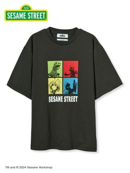 【ミラオーウェン/Mila Owen】の【SESAME STREET】キャラクターロックTシャツ インテリア・キッズ・メンズ・レディースファッション・服の通販 founy(ファニー) 　ファッション　Fashion　レディースファッション　WOMEN　トップス・カットソー　Tops/Tshirt　シャツ/ブラウス　Shirts/Blouses　ロング / Tシャツ　T-Shirts　キャラクター　Character　コラボ　Collaboration　コレクション　Collection　CGRY[007]|ID: prp329100004148134 ipo3291000000028514648