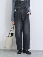 【サマンサモスモス/Samansa Mos2】のカーブデニムパンツ 人気、トレンドファッション・服の通販 founy(ファニー) ファッション Fashion レディースファッション WOMEN パンツ Pants デニムパンツ Denim Pants ギャザー Gather デニム Denim ユーズド Used thumbnail チャコールグレー|ID: prp329100004148368 ipo3291000000028776405