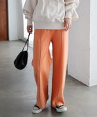 【その他のブランド/Other】のストレッチ ニット ピンタック ワイドパンツ 人気、トレンドファッション・服の通販 founy(ファニー) ファッション Fashion レディースファッション WOMEN パンツ Pants ストレッチ Stretch リラックス Relax ワイド Wide thumbnail オレンジ|ID: prp329100004148508 ipo3291000000028939102