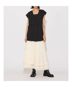 【マーコート/MARcourt】のMIDIUMISOLID for Ladies フェザーレイヤードスカート 人気、トレンドファッション・服の通販 founy(ファニー) ファッション Fashion レディースファッション WOMEN スカート Skirt ウォーム Worm オケージョン Occasion シンプル Simple フェザー Feather ポケット Pocket ルーズ Loose ロング Long ワイド Wide エレガント 上品 Elegant 無地 Plain Color |ID:prp329100004148539