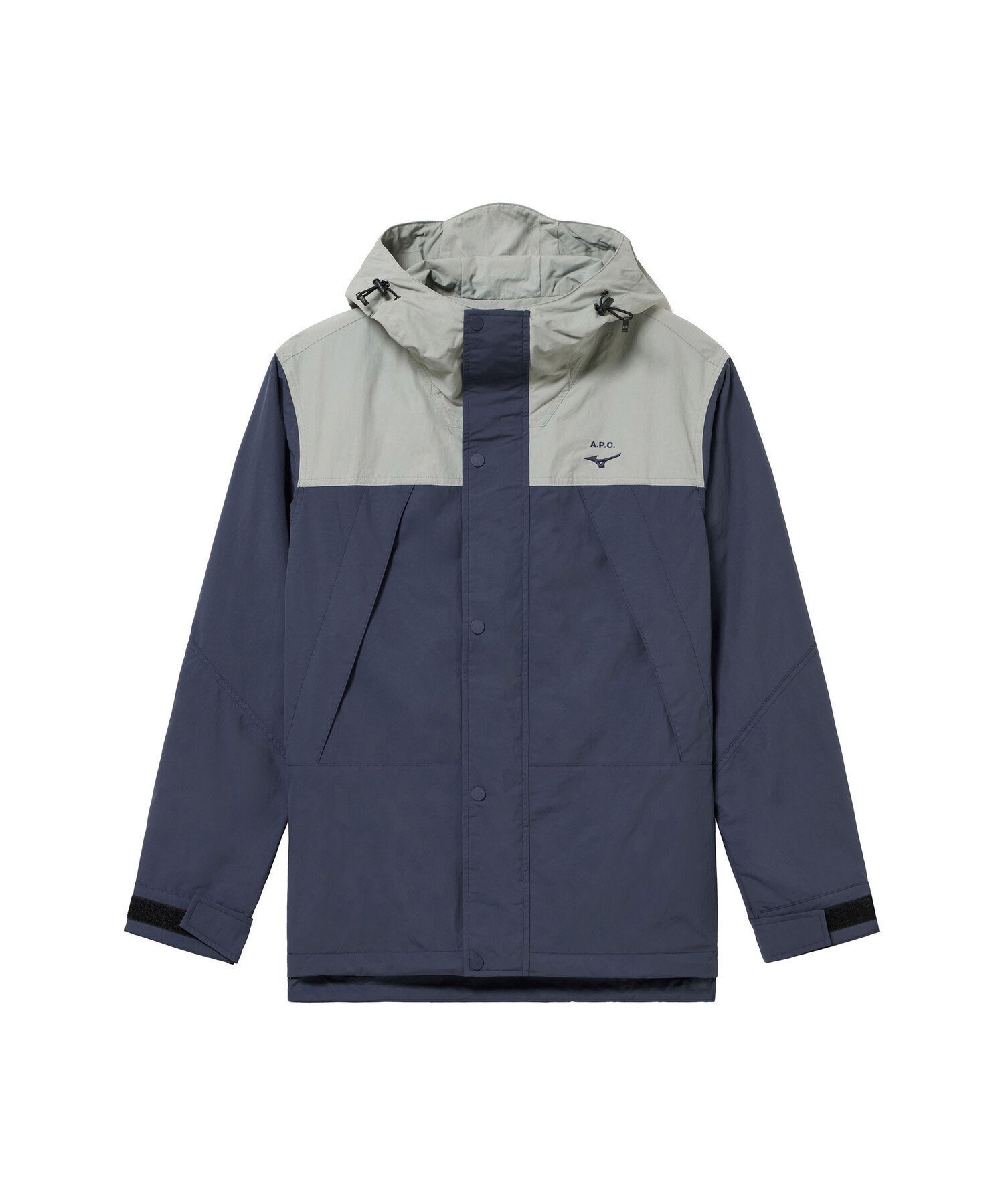 【アーペーセー/A.P.C.】のMontagne パーカ インテリア・キッズ・メンズ・レディースファッション・服の通販 founy(ファニー) 　ファッション　Fashion　レディースファッション　WOMEN　トップス・カットソー　Tops/Tshirt　パーカ　Sweats　ストレート　Straight　ドローストリング　Drawstring　ポケット　Pocket　ポーチ　Pouch　グレーxダークネイビー|ID: prp329100004148561 ipo3291000000028517822