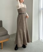 【アルシーヴ/archives】のチェックマーメイドキャミワンピース 人気、トレンドファッション・服の通販 founy(ファニー) ファッション Fashion レディースファッション WOMEN ワンピース Dress キャミワンピース No Sleeve Dresses A/W・秋冬 Aw・Autumn/Winter・Fw・Fall-Winter おすすめ Recommend アクセサリー Accessories キャミワンピース Cami Dress ジャケット Jacket セットアップ Set Up チェック Check マーメイド Mermaid 冬 Winter 切替 Switching 秋 Autumn/Fall thumbnail MOCHA|ID: prp329100004148614 ipo3291000000028518212