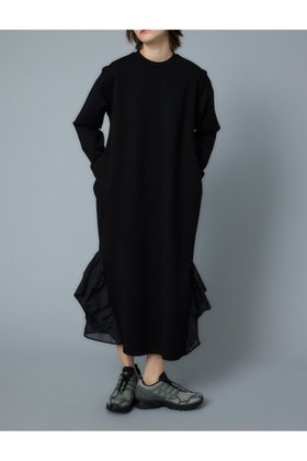 【ヘリンドットサイ/HeRIN.CYE】のMany gather hem dress 人気、トレンドファッション・服の通販 founy(ファニー) ファッション Fashion レディースファッション WOMEN ワンピース Dress ドレス Party Dresses シアー Sheer ドッキング Docking フリル Frills |ID:prp329100004148620