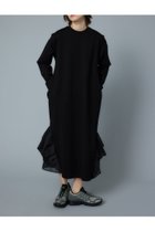 【ヘリンドットサイ/HeRIN.CYE】のMany gather hem dress 人気、トレンドファッション・服の通販 founy(ファニー) ファッション Fashion レディースファッション WOMEN ワンピース Dress ドレス Party Dresses シアー Sheer ドッキング Docking フリル Frills thumbnail BLK|ID: prp329100004148620 ipo3291000000028518372