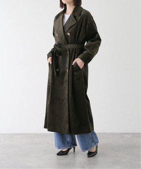 【スピック&スパン/Spick & Span】のコーデュロイロングコート 人気、トレンドファッション・服の通販 founy(ファニー) ファッション Fashion レディースファッション WOMEN アウター Coat Outerwear コート Coats A/W・秋冬 Aw・Autumn/Winter・Fw・Fall-Winter コーデュロイ Corduroy スタンド Stand トレンチ Trench バランス Balance マニッシュ Mannish マフラー Scarf メンズ Mens ロング Long エレガント 上品 Elegant |ID:prp329100004148672