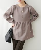 【ナチュラルクチュール/natural couture】の【mamamo】パール付きペプラムニット 人気、トレンドファッション・服の通販 founy(ファニー) ファッション Fashion レディースファッション WOMEN トップス・カットソー Tops/Tshirt ニット Knit Tops 2024年 2024 2024-2025秋冬・A/W Aw/Autumn/Winter/Fw/Fall/2024-2025 おすすめ Recommend スラックス Slacks ダウン Down チュニック Tunic デニム Denim パール Pearl ペプラム Peplum ボトム Bottom ポケット Pocket 夏 Summer 楽ちん Easy thumbnail モカ|ID: prp329100004148731 ipo3291000000028806396