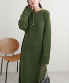 【ナチュラルクチュール/natural couture】の【WEB限定】ZIP付き畦ニットワンピース 人気、トレンドファッション・服の通販 founy(ファニー) ファッション Fashion レディースファッション WOMEN ワンピース Dress ニットワンピース Knit Dresses 2024年 2024 2024-2025秋冬・A/W Aw/Autumn/Winter/Fw/Fall/2024-2025 インナー Inner シンプル Simple ジップ Zip ジップアップ Zip Up トレンド Trend ポケット Pocket 畦 Ridge thumbnail カーキ|ID: prp329100004148735 ipo3291000000028519753